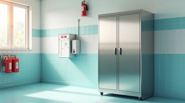 Protégez vos employés avec des armoires de pharmacie et douches de sécurité
